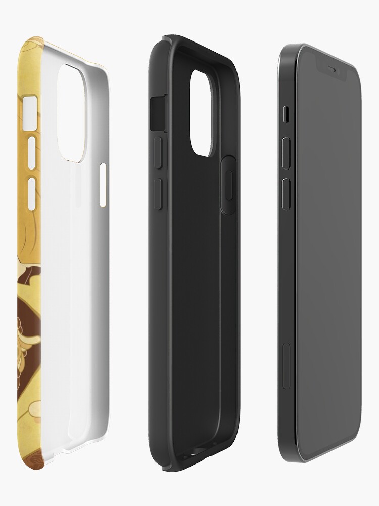 Coque iPhone ''Parure Poisson brun' : autre vue