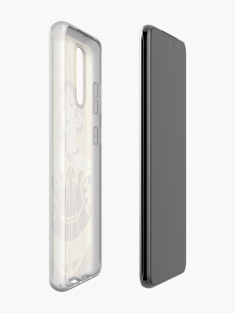 Coque et skin adhésive Samsung Galaxy ''Parure Poisson brun' : autre vue