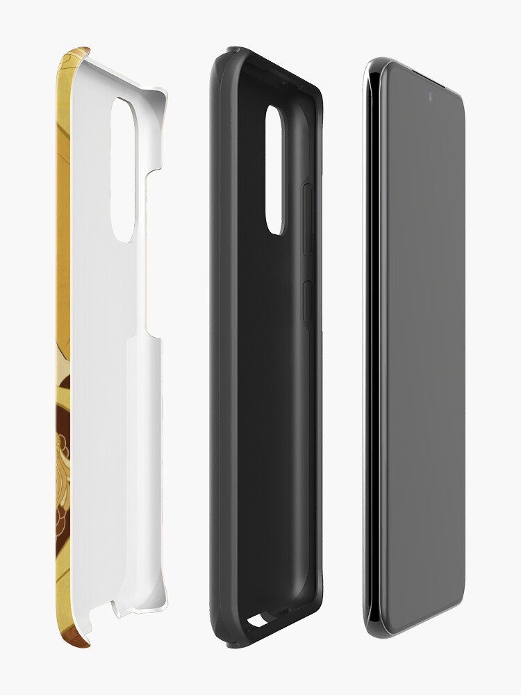 Coque et skin adhésive Samsung Galaxy ''Parure Poisson brun' : autre vue