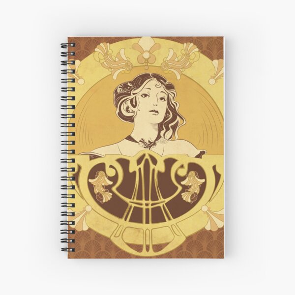 Parure Poisson brun Cahier à spirale