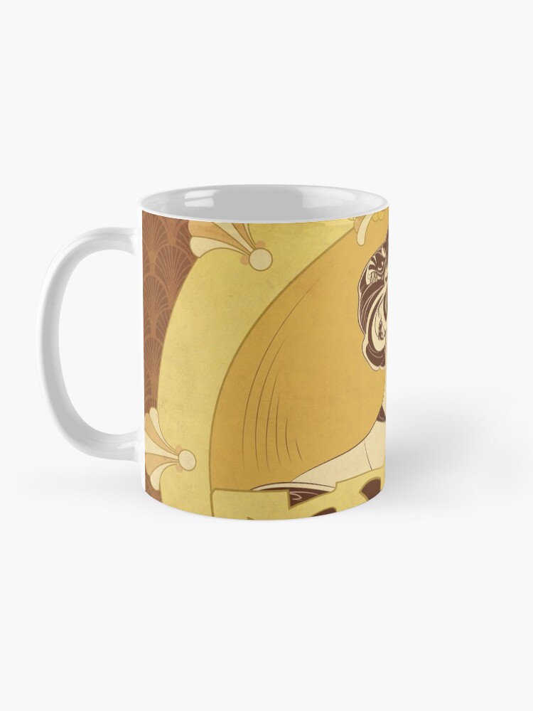 Mug ''Parure Poisson brun' : autre vue