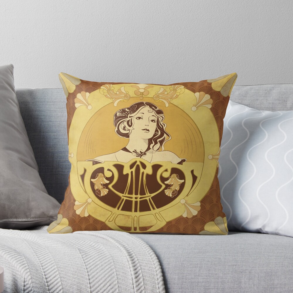 Coussin « Parure Poisson brun»