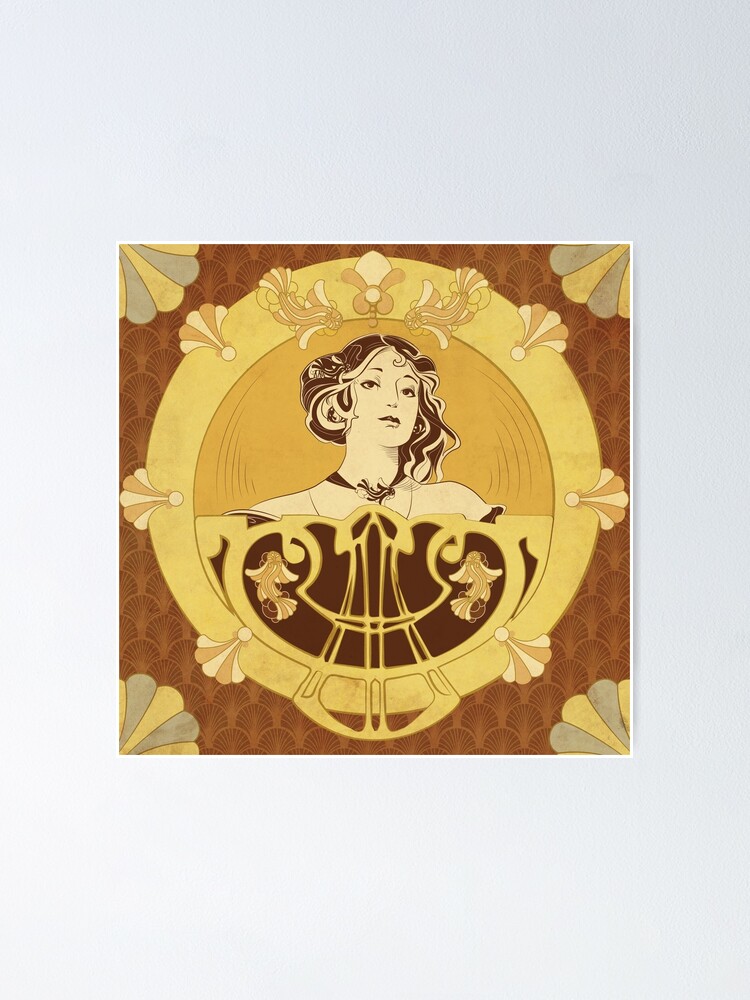 Poster ''Parure Poisson brun' : autre vue