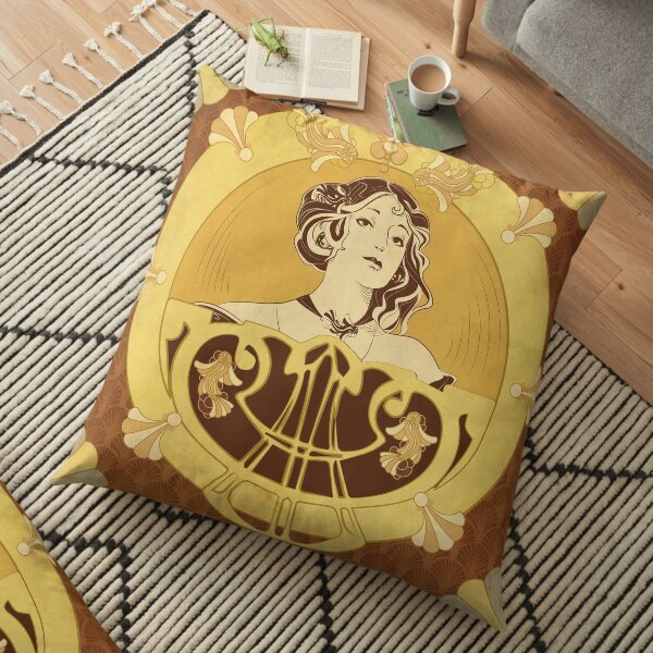 Parure Poisson brun Coussin de sol