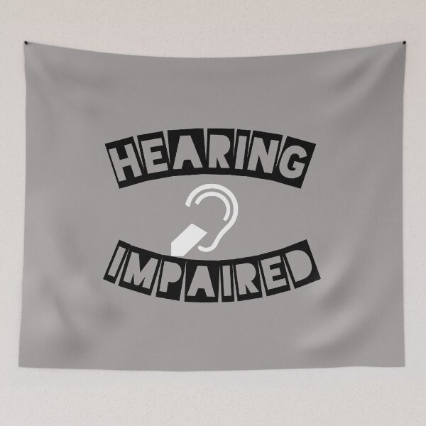 Item preview, It's Funny How You Think I'm Listening Deaf Funny Sign Language  designed and sold by medbouk1.