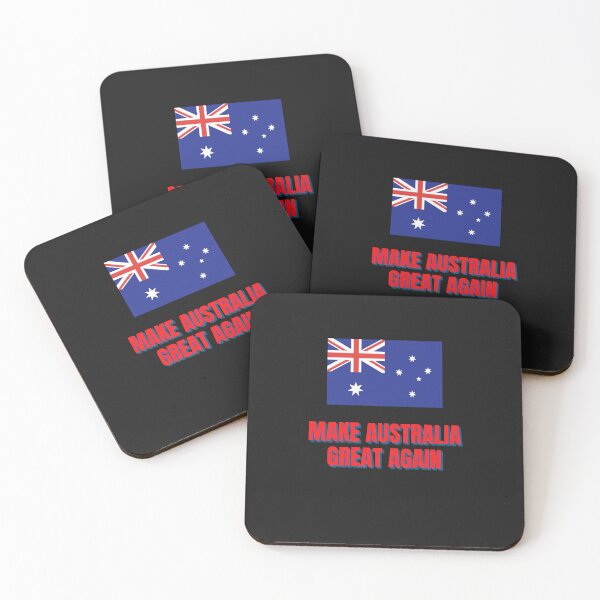 Item preview, Make Australia Great Again Funny Political Australian Flag designed and sold by ZEROXCOOL.
