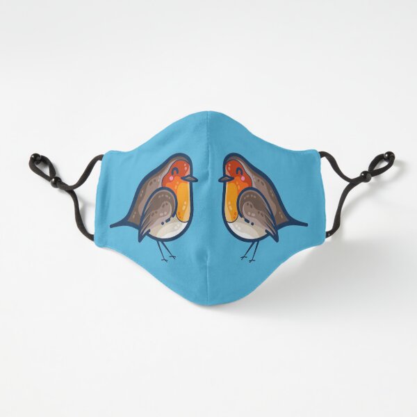 Robin Kawaii Cute Bird Fitted 3-Layer