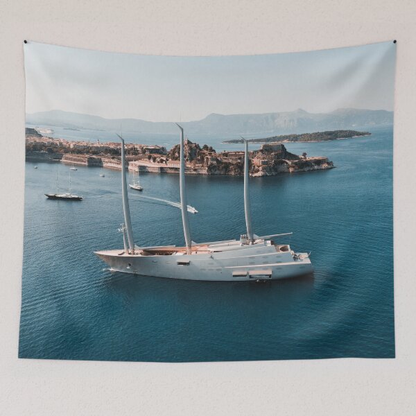 Item preview, Superyacht at old Fortress of Corfu designed and sold by DRONY.