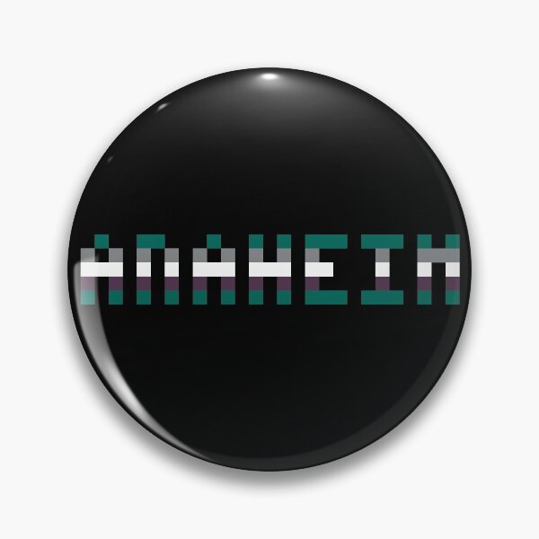 Item preview, Pixel NHL Anaheim 2018 3rd Jersey Colors designed and sold by gkillerb.