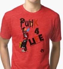 Punky "Punk 4 Life" Brewster Tri-blend T-Shirt