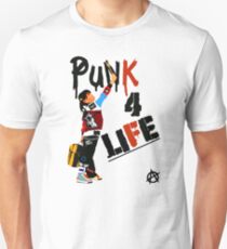 Punky "Punk 4 Life" Brewster Unisex T-Shirt