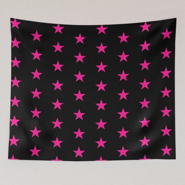 Item preview, Deep Pink Star with Solid and Pattern Star Print on Multiple Colors designed and sold by Q bee.