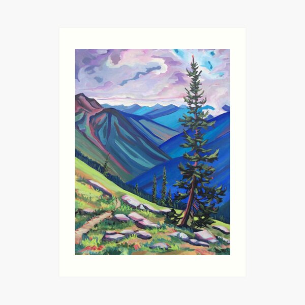 Partly Cloudy Art Print