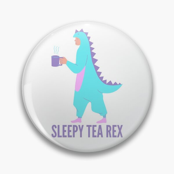 Item preview, Sleepy tea rex designed and sold by MyLucidDreams.