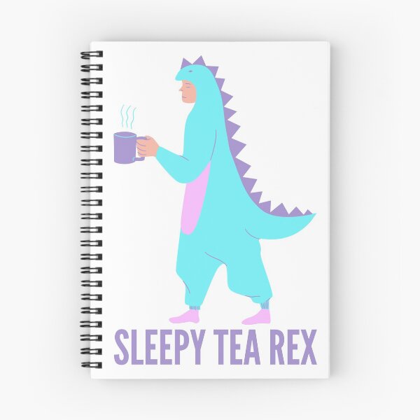 Item preview, Sleepy tea rex designed and sold by MyLucidDreams.
