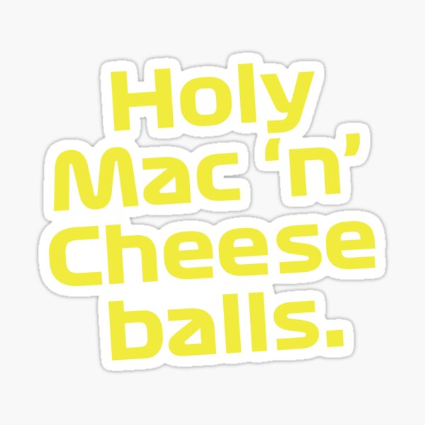 Boules de macaroni au fromage - Dani Ricciardo Sticker