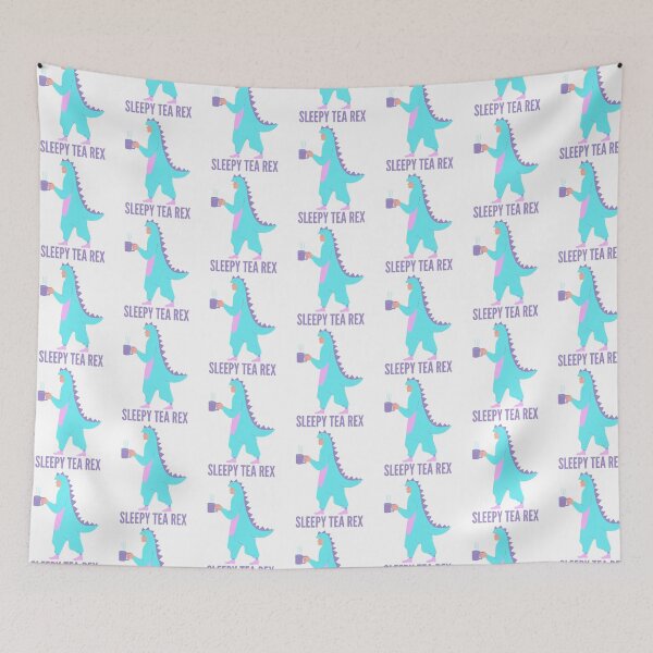 Item preview, Sleepy tea rex designed and sold by MyLucidDreams.