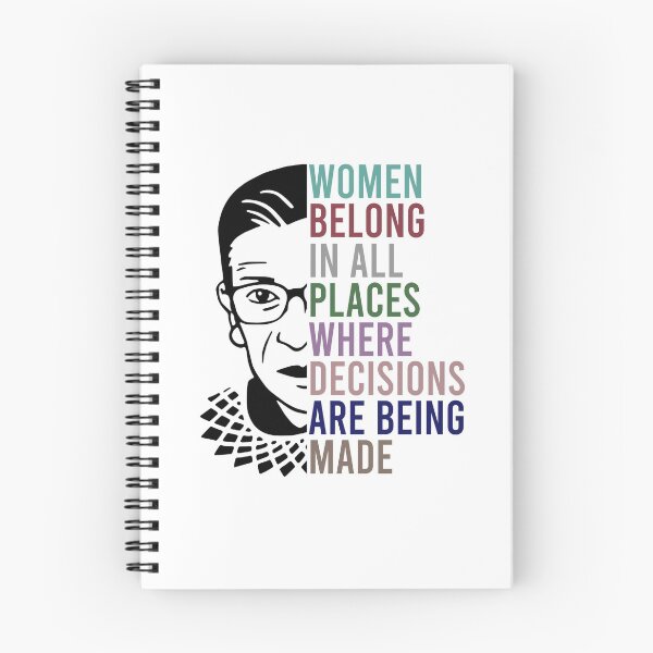Item preview, Women belong in all places where decisions are made RBG Retro designed and sold by REApparelCo.