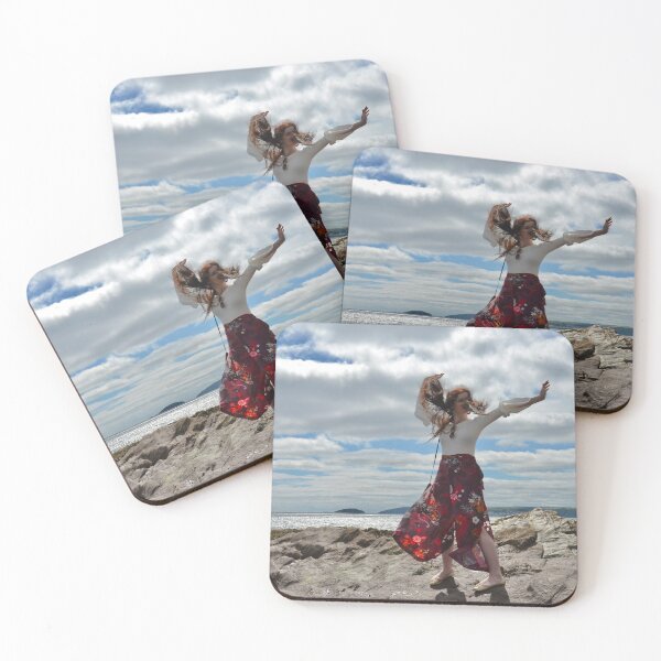 Item preview, Lady dancing on a beach designed and sold by thelemmingface.