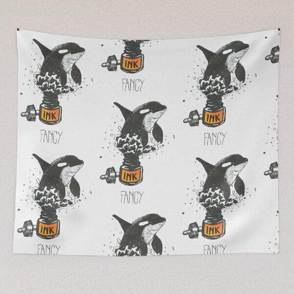 Item preview, Orca out of an ink bottle designed and sold by Crea-RiBo.