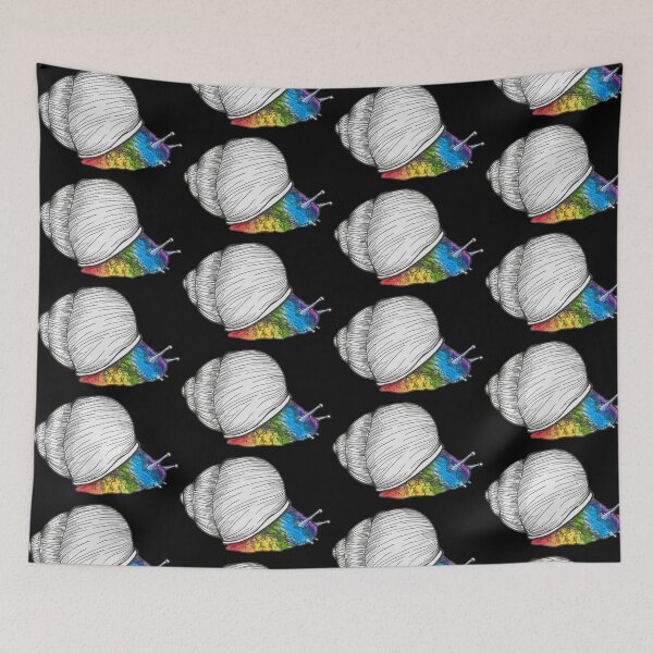 Item preview, Gay Pride Rainbow Snail  designed and sold by rachelclaireart.