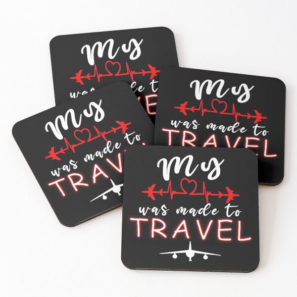 Item preview, My life was made to travel - Flight Attendant Design - Flight Crew Gift designed and sold by ArtyFiction.