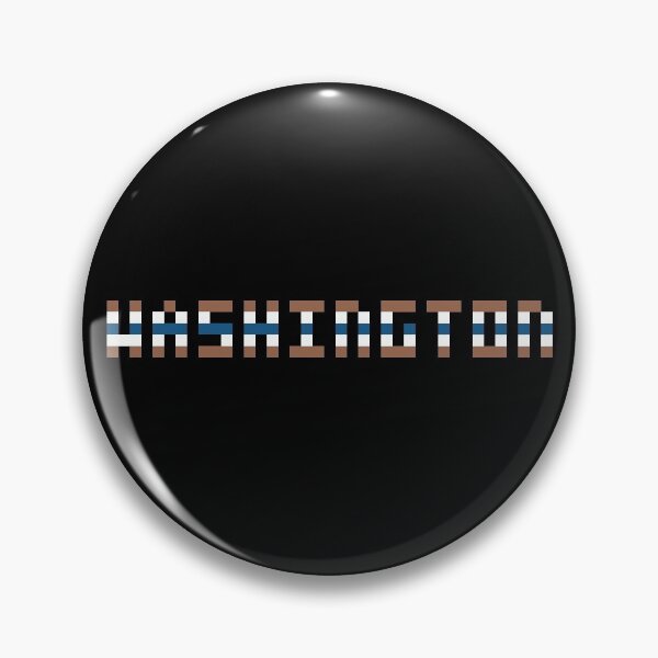 Item preview, Pixel NHL Retro Washington 2000 Black Jersey Colors designed and sold by gkillerb.
