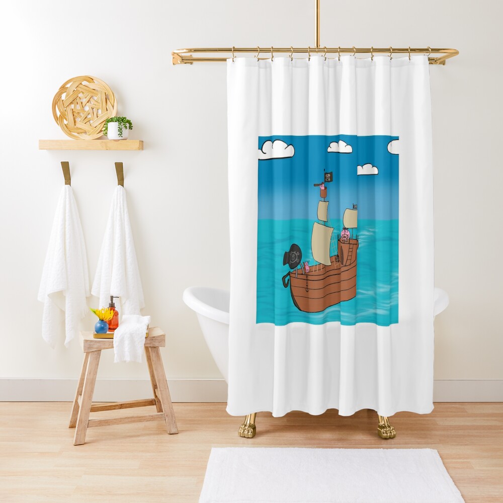 Don Ham in the 11 seas Shower Curtain
