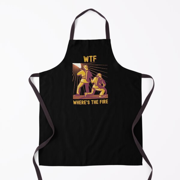 Item preview, Where's The Fire - Funny Firefighter Gift designed and sold by GasparArts.