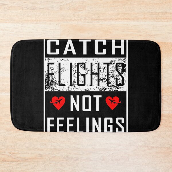 Item preview, Catch Flights Not Feelings Design , Vintage Travel illustration , Flight Crew Gift designed and sold by ArtyFiction.