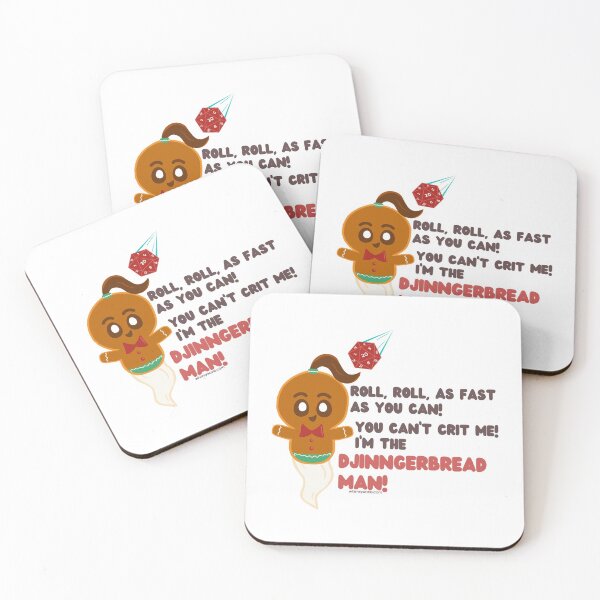 Item preview, Critmas Djinngerbread Man // D20 designed and sold by whimsyworks.