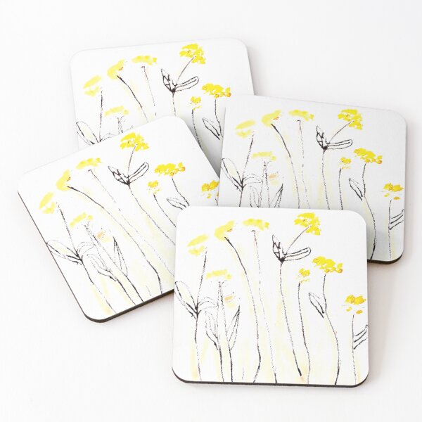 Item preview, Yellow wild flower tranquil exscape  designed and sold by Tonyasartprints.