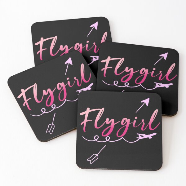 Item preview, Flygirl - Flight Attendant Design - Travel Lovers - Colorful Stewardess Gift designed and sold by ArtyFiction.