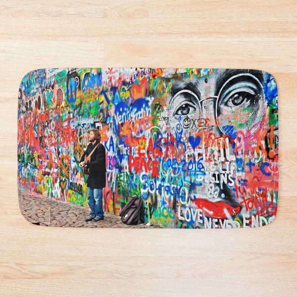 Item preview, John Lennon listening to a street musician designed and sold by Hercules Milas.