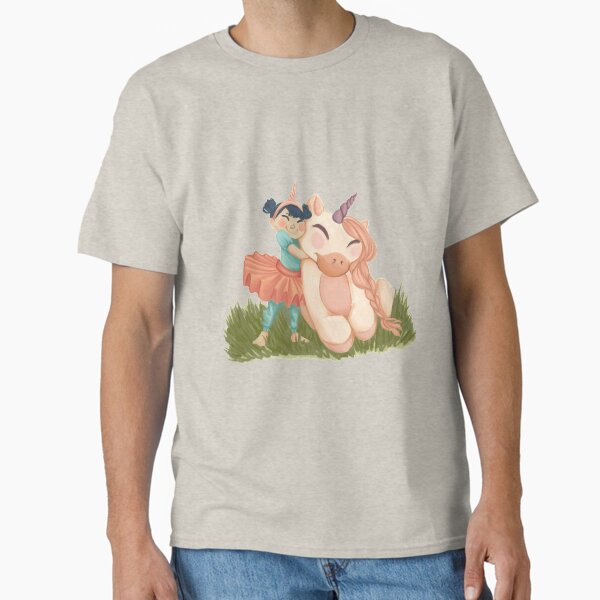 Item preview, Little girl and her unicorn designed and sold by Viviana Carollo.