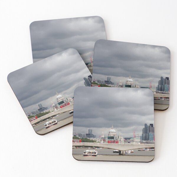 Item preview, Three London Buses on Waterloo Bridge designed and sold by Jeremy Hayden.