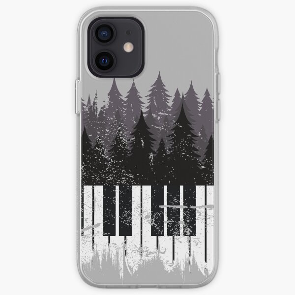Piano Forest Skyline for Piano Players and Piano Teachers iPhone Soft Case
