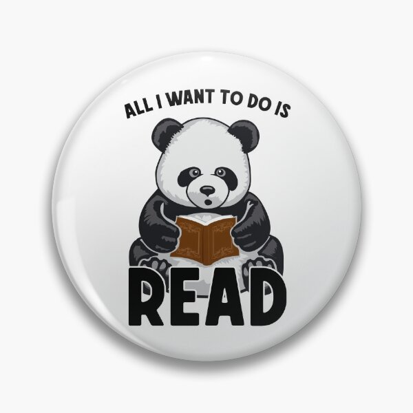 Item preview, All I Want To Do Is Read Cute Panda Bear Book designed and sold by GrandeDuc.