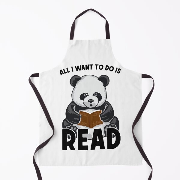 Item preview, All I Want To Do Is Read Cute Panda Bear Book designed and sold by GrandeDuc.