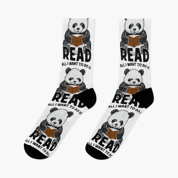 Item preview, All I Want To Do Is Read Cute Panda Bear Book designed and sold by GrandeDuc.