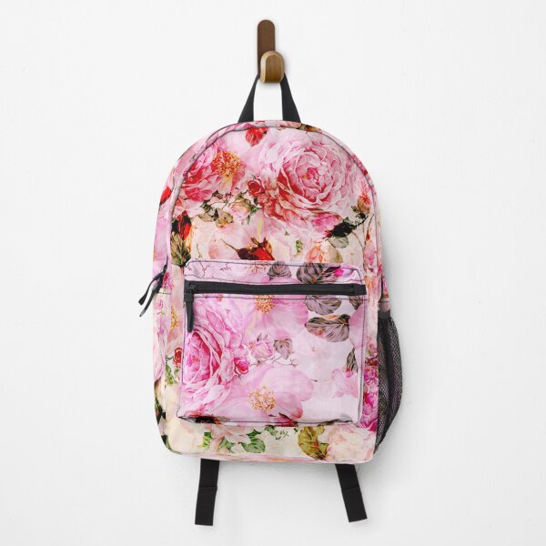 vintage floral rucksack