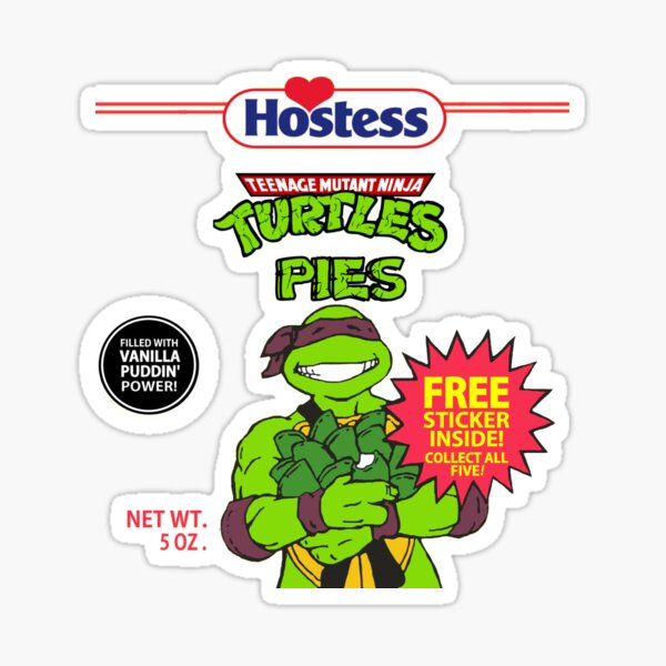 Teenage Mutant Puddin 'Pies Pegatina