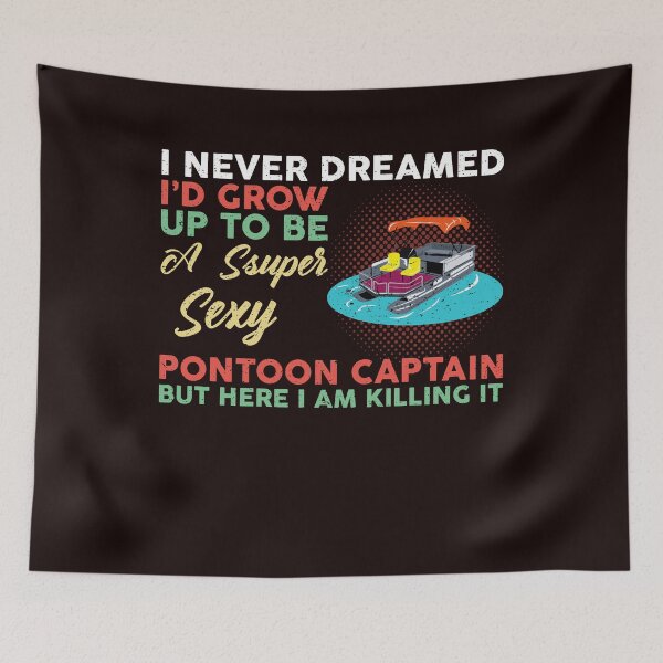 Item preview, PONTOON CAPTAIN designed and sold by teemaker24.