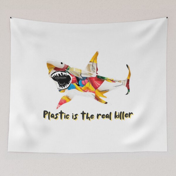 Item preview, Plastic Is The Real Killer designed and sold by Spicy Chilli.