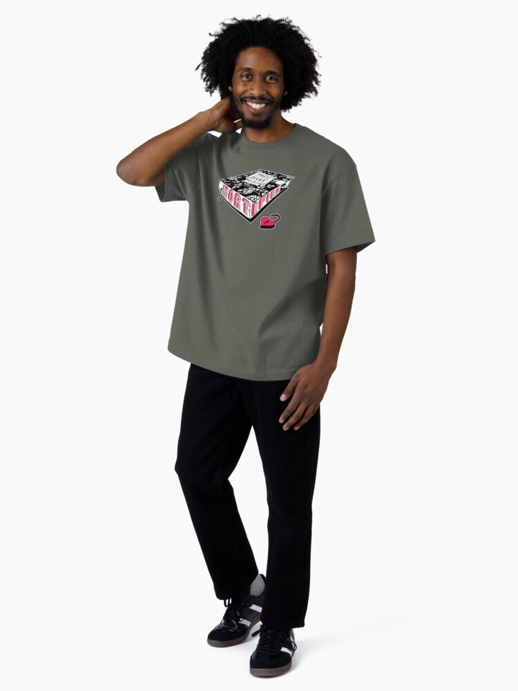 Thumbnail 4 of 7, Oversized T-Shirt, Mortified (Red Text) designed and sold by mortifiedshow.