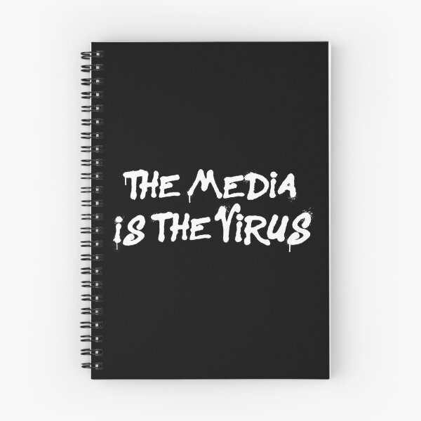 Item preview, Copy of The Media Is The Virus in White designed and sold by FunkyJoes.