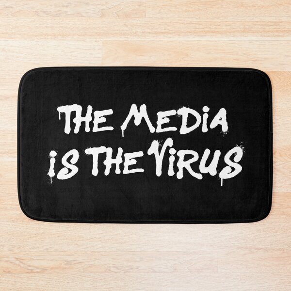 Item preview, Copy of The Media Is The Virus in White designed and sold by FunkyJoes.