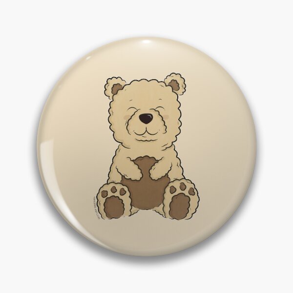 Item preview, Happy Fluffy Teddy Bear designed and sold by PancakeAndLoaf.