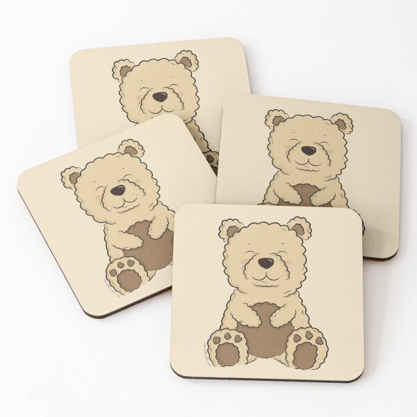 Item preview, Happy Fluffy Teddy Bear designed and sold by PancakeAndLoaf.