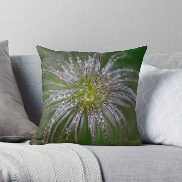 Strange flower Throw Pillow